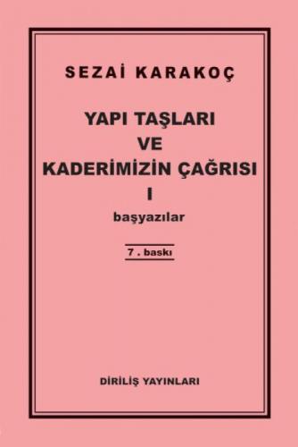 Yapı Taþları Ve Kaderimizin Çaðrısı 1  Frontansicht 1