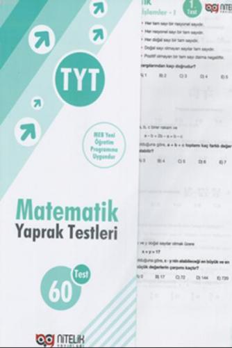 Nitelik Yayınları TYT Matematik Yaprak Testleri  Frontansicht 1