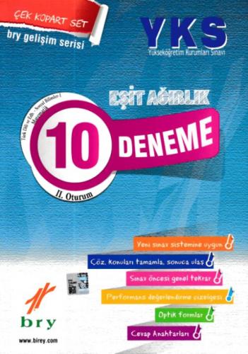 YKS Eşit Ağırlık 10 Deneme 2. Oturum  Frontansicht 1