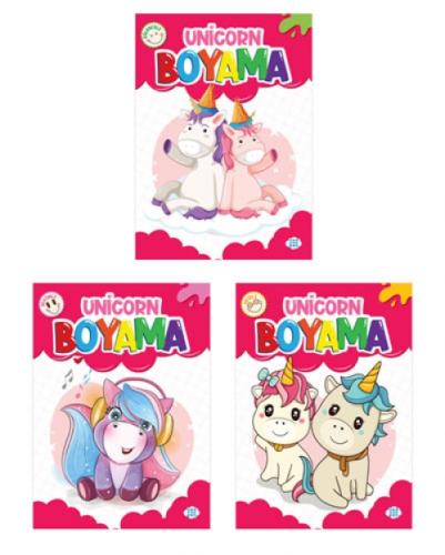 Unicorn Boyama Seti (3 Kitap Takım)  Frontansicht 1