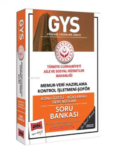 2022 T.C. Aile ve Sosyal Hizmetler Bakanlığı GYS Şef Kadrosu İçin Konu Özetli Açıklamalı Ders Notları ve Soru Bankası  Frontansicht 1