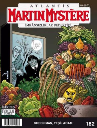 Martin Mystere Imkansızlıklar Dedektifi Sayı 182 Green Man Yeþil Adam  Frontansicht 1
