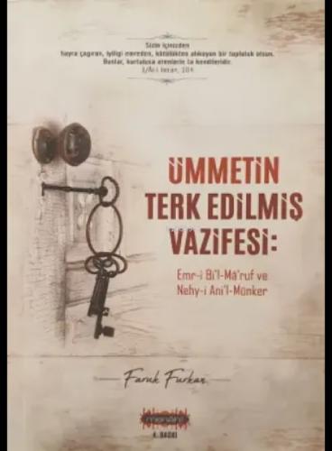 Ümmetin Terkedilmiş Vazifesi;Emr-i Bi'l Ma'ruf ve Nehy-i Ani'l-Münker  Frontansicht 1