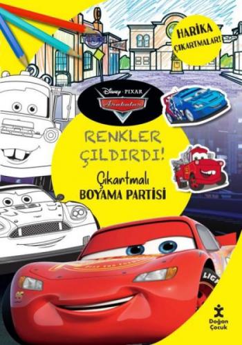 Disney Pixar Arabalar Renkler Çıldırdı! Çıkartmalı Boyama Partisi  Frontansicht 1