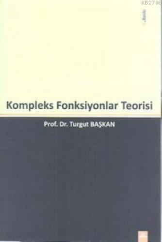 Kompleks Fonksiyonlar Teorisi  Frontansicht 1