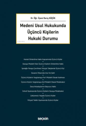 Medeni Usul Hukukunda Üçüncü Kişilerin Hukuki Durumu  Frontansicht 1