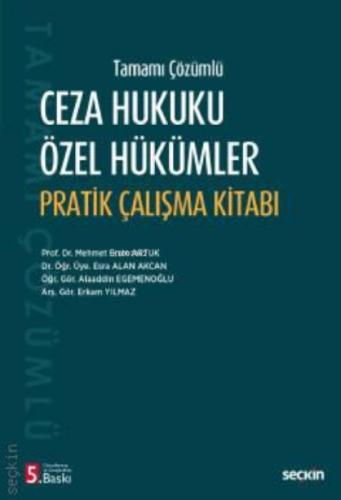 Ceza Hukuku Özel Hükümler Pratik Çalışma Kitabı  Frontansicht 1