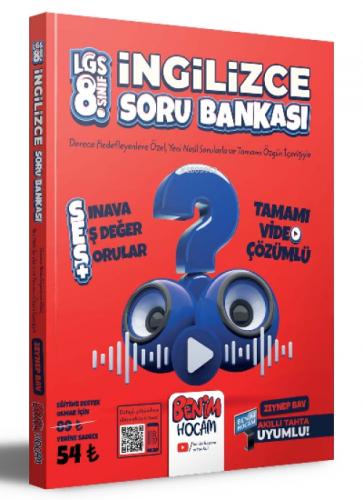 2023 LGS 8.Sınıf İngilizce SES Tamamı Video Çözümlü Soru Bankası  Frontansicht 1