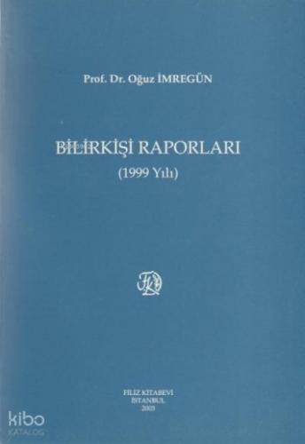 Bilirkiş Raporları ( 1999 Yılı )  Frontansicht 1