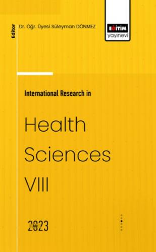 International Research in Health Sciences - 8  Frontansicht 1
