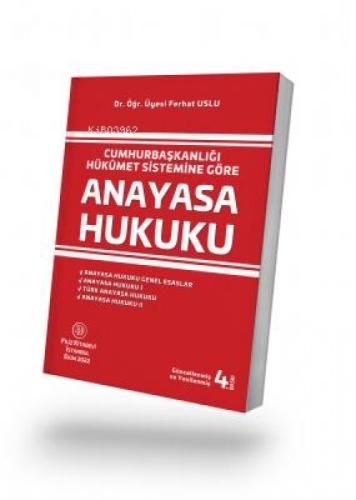 Anayasa Hukuku  Frontansicht 1