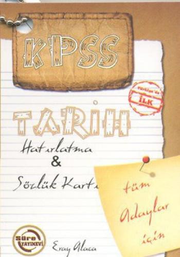 KPSS Tarih Hatırlatma-Sözlük Cep Kartı  Frontansicht 1