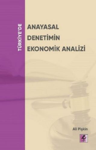 Türkiye'de Anayasal Denetimin Ekonomik Analizi  Frontansicht 1