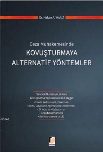 Ceza Muhakemesinde Kovuşturmaya Alternatif Yöntemler  Frontansicht 1