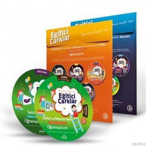 Çocuklar İçin Aktiviteli Eğitici Çarklar Eğitim 10'lu Set  Frontansicht 1